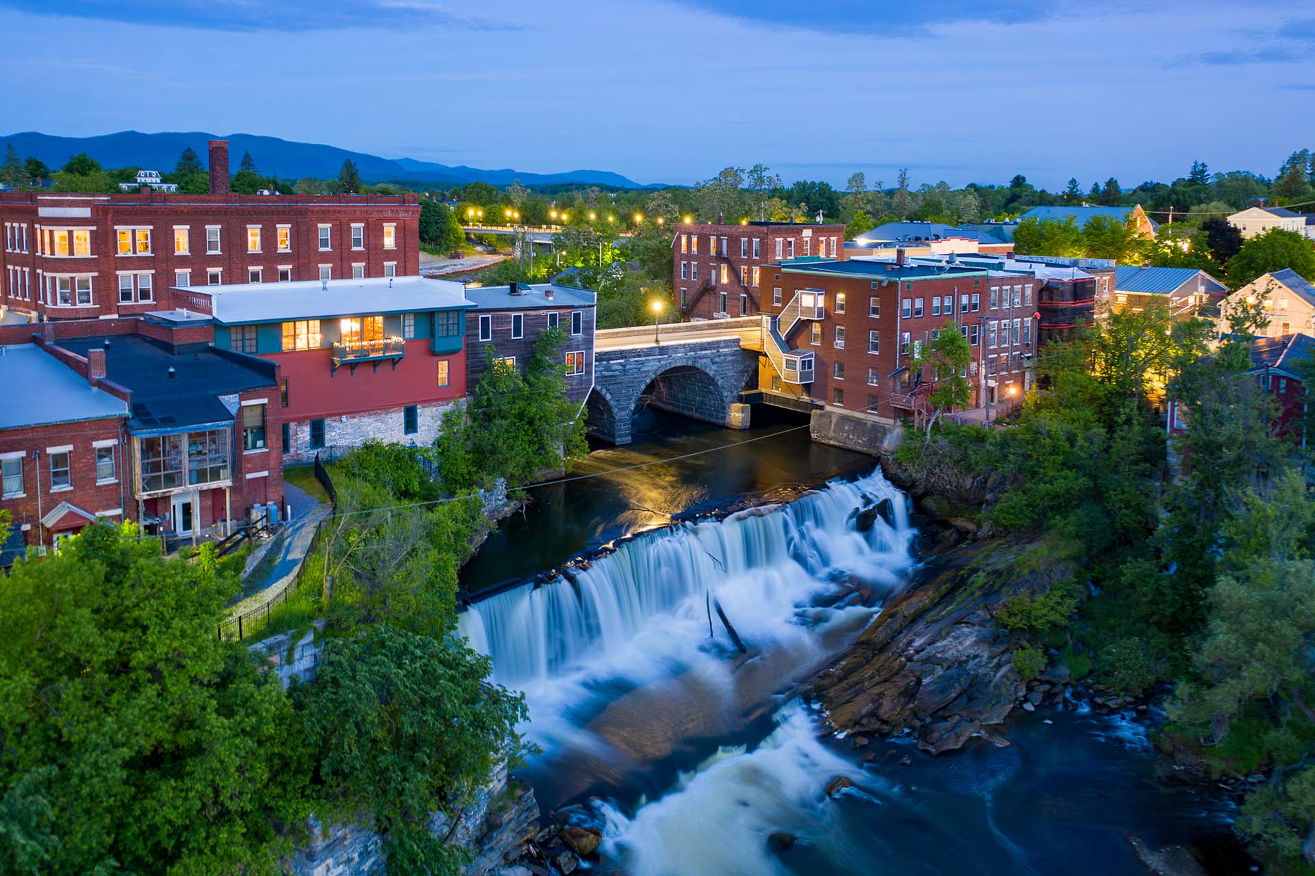 Middlebury waterfall